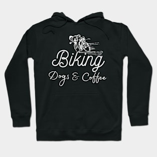 Biking-Dogs-Coffee Hoodie